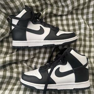 Nike Panda Hightop Sneakers